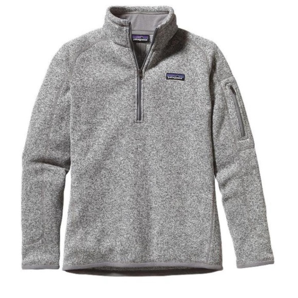 Patagonia | Women’s Grey Better Sweater 1/4 Zip Size Medium - Picture 1 of 8